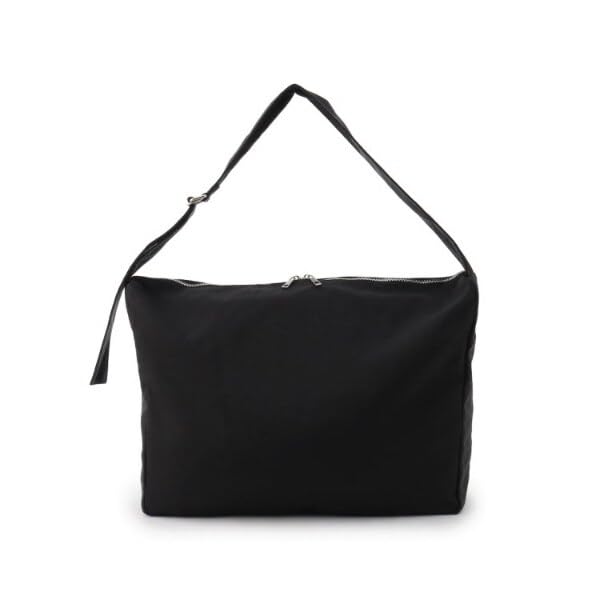 TK Takeo Kikuchi Lockere Große Umhängetasche, Crossbody-Tasche, Passt für A3-Dokumente, Damen, Schwarz (719) 97901327