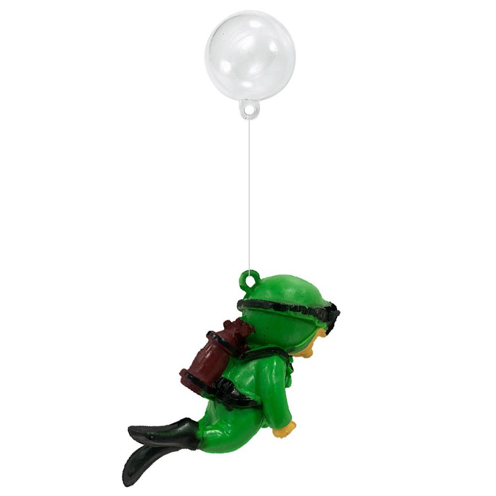 Floating Fish Tank Decorations Fish Tank Decoration Cartoon Fish Playmate Fat Diver Viewing Floating Pendant Fish Tank Floating