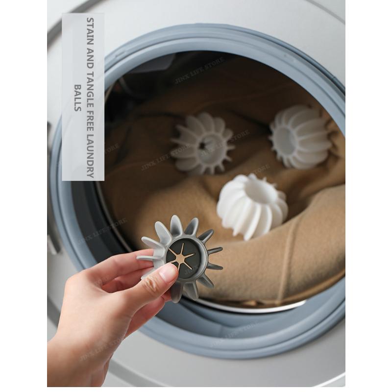 Silikonová kouzelná koule na prádlo Opakovaně použitelné oblečení Nástroj na čištění srsti Odstraňovač chlupů pro domácí mazlíčky Pračka Lapač chlupů pro kočky