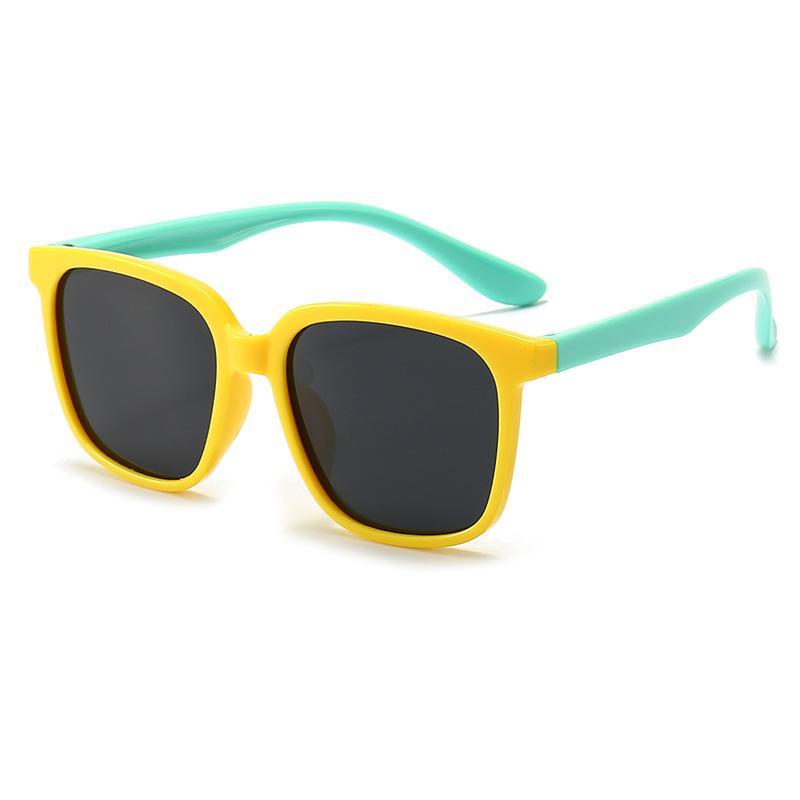 Polarized Children'S Sunglasses, Silicone Polarized Anti-Uv400 Sunglasses, Anti-Blue Flat Glasses, Men'S And Women'S Fashion Trends