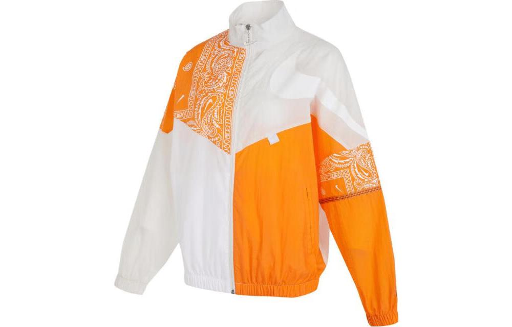

Nike Women ss Colorblock Windproof Sport Jacket White FJ7728-030 L