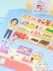 Toytron Dallimi's 3D Portable Convenience Store Sticker Book Play Set
