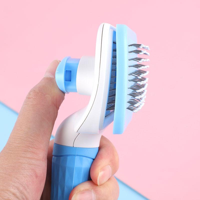 Dog Hair Remover Brush For Long Hair Pet Grooming Comb Effective JUEeaning Bath Brush Dog Supplies