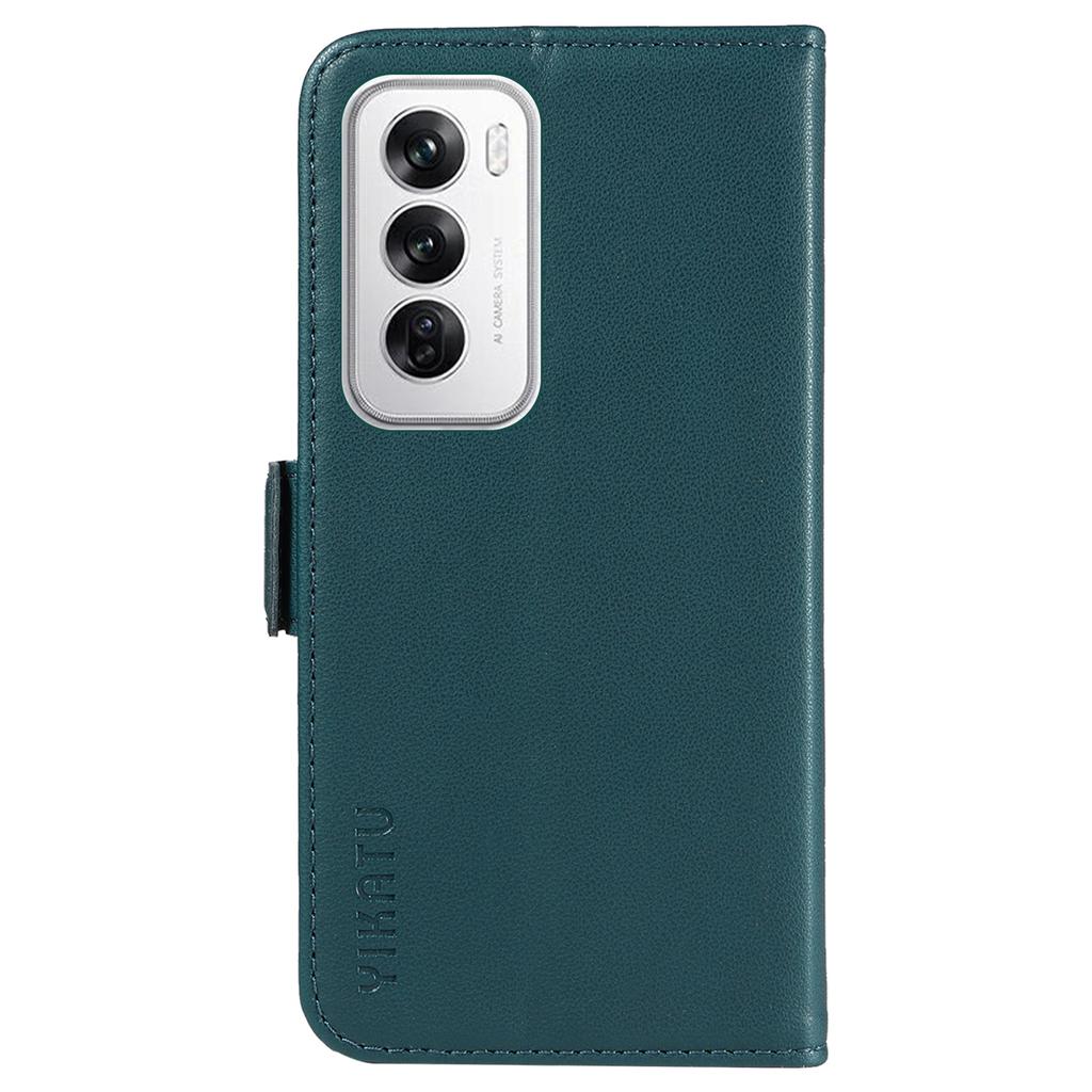 For Oppo Reno12 5G (Global) Case Magnetic Side Clasps Leather Wallet Phone Cover