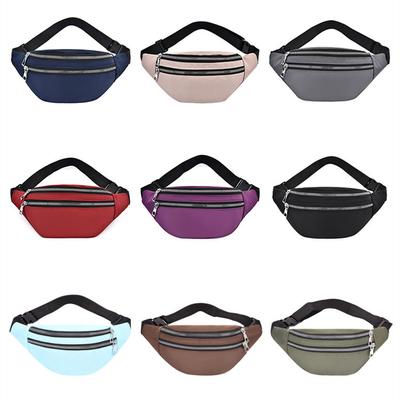 1 STK Dame Midjeveske Menn Fanny Pack Kvinne Bananpose Hip Bum Pengepose Dame Mote Reise Skulderveske Magelomme