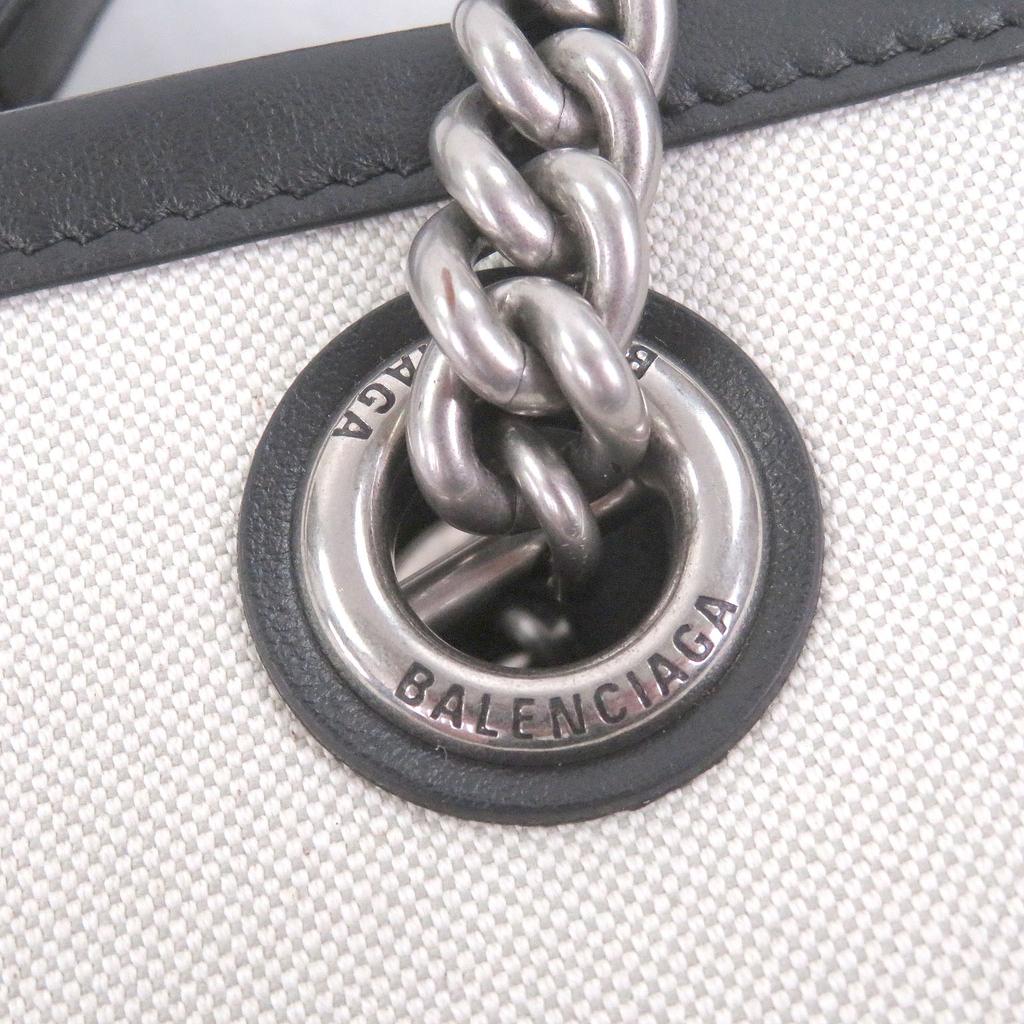 Excellent BALENCIAGA Handbag DUTY FREE TOTE S Logo print Used