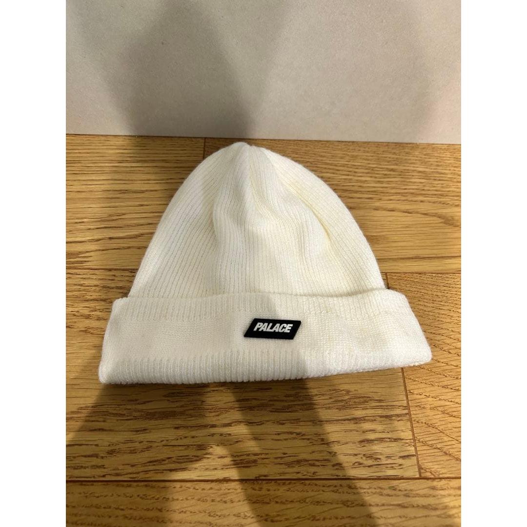 Used PALACE SKATEBOARDS Knit Hat Beanie White