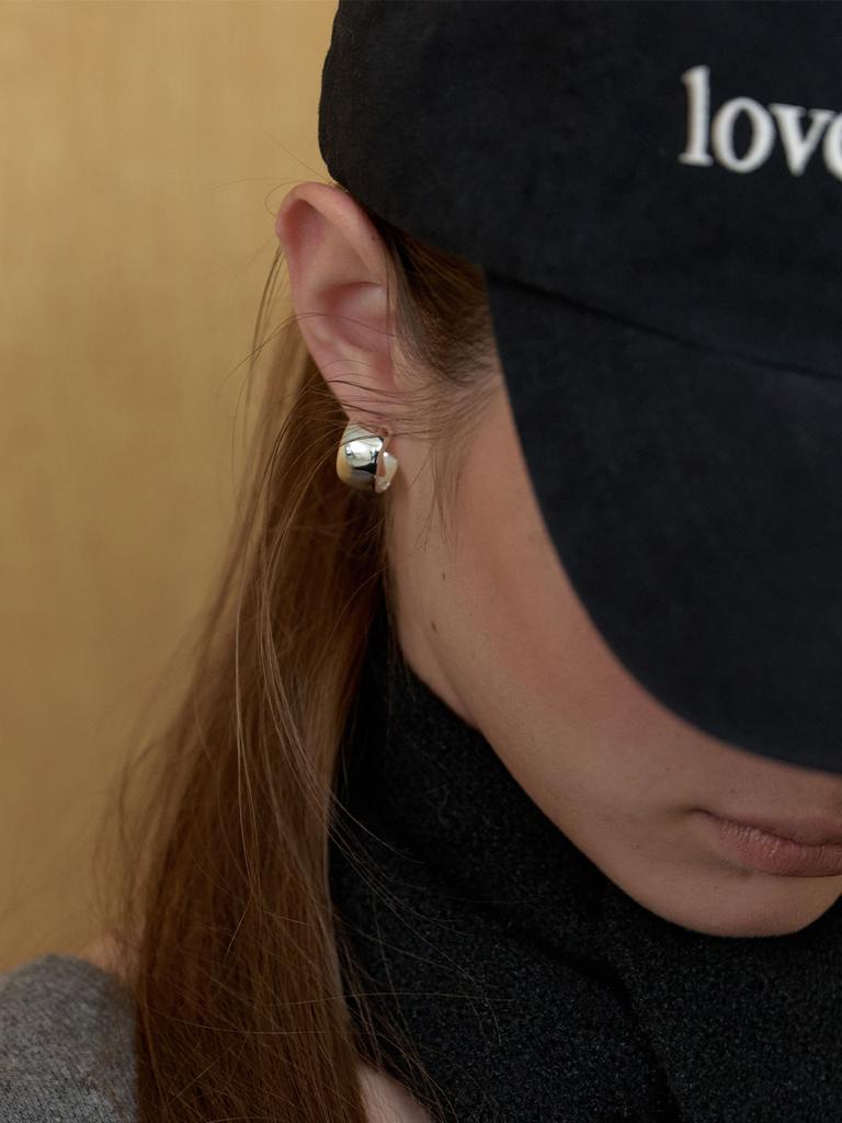 Love Me Monster Essential Round Ring Earrings (L253Mer060)