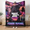 Grand Theft Auto Personalized Name Blanket Lightweight Personalized Blanket Soft & Cozy Versatile for Living Room Office Chair Picnics Sofa