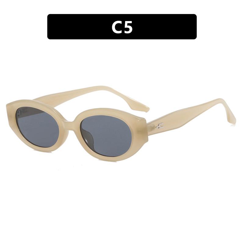 Unique Shaped Sunglasses for Women - Geometric Metal Frame Irregular Sunnies