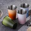 HLY Outdoor Portable Gradient Camping Cup Set