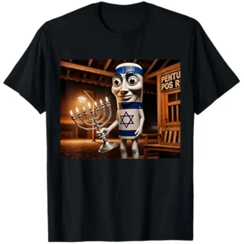 Graphic T-shirt Humorous Tung Tung Sahur Italian Brainrot Meme Tee – Funny Meme Unisex T-Shirt M