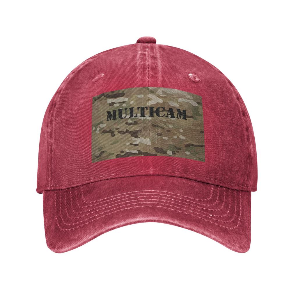 Multicam Military Trout Camo Denim Fabric Cap Casual Baseball Caps Adjustable Hat Summer Unisex Baseball Hats