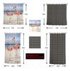 Modern Abstract Marble Shower Curtain Bathroom Decorative Waterproof with Hooks