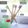 New  Organic Children's Bamboo Toothbrush Ten Colors Soft Fibre Bristles Biodegradable Handle Eco Friendly Kids Toothbrushes