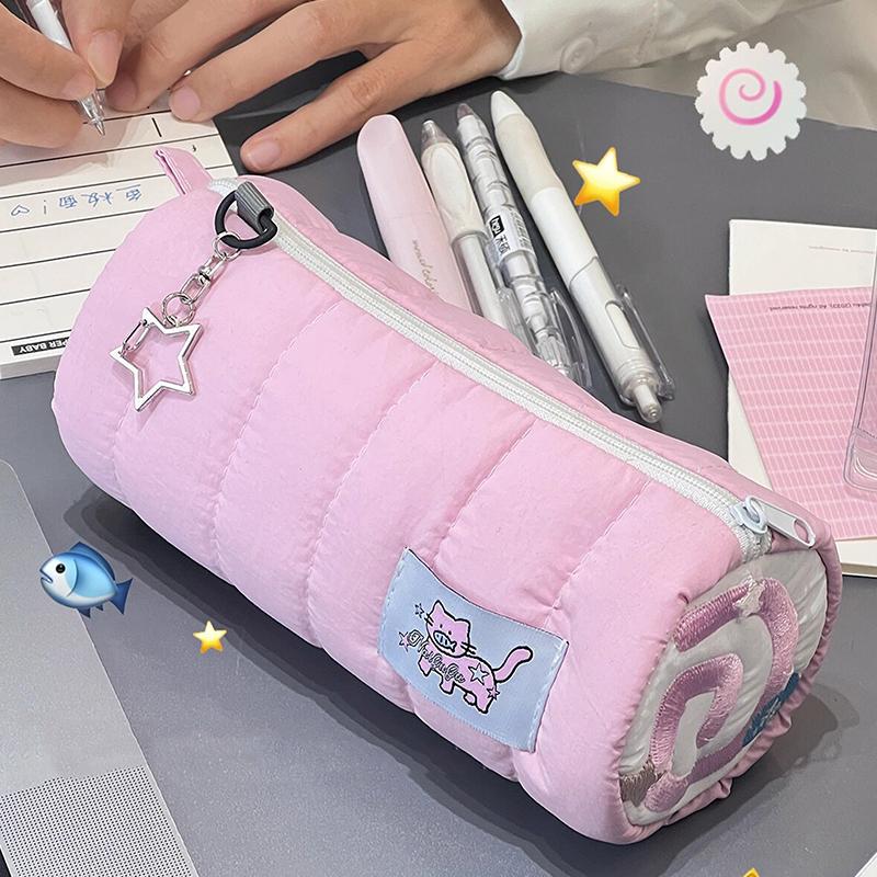 Multifunctional Makeup Pouch Large Capacity Pencil Cases For Women Girls Cute Cartoon Storage Bag Stationery School Supplies