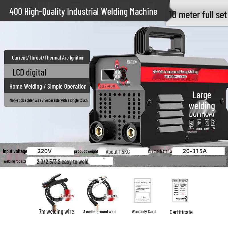 Da Han 400 Portable 220v Industrial Electric Welder - Handheld Matte Finish for Household Use