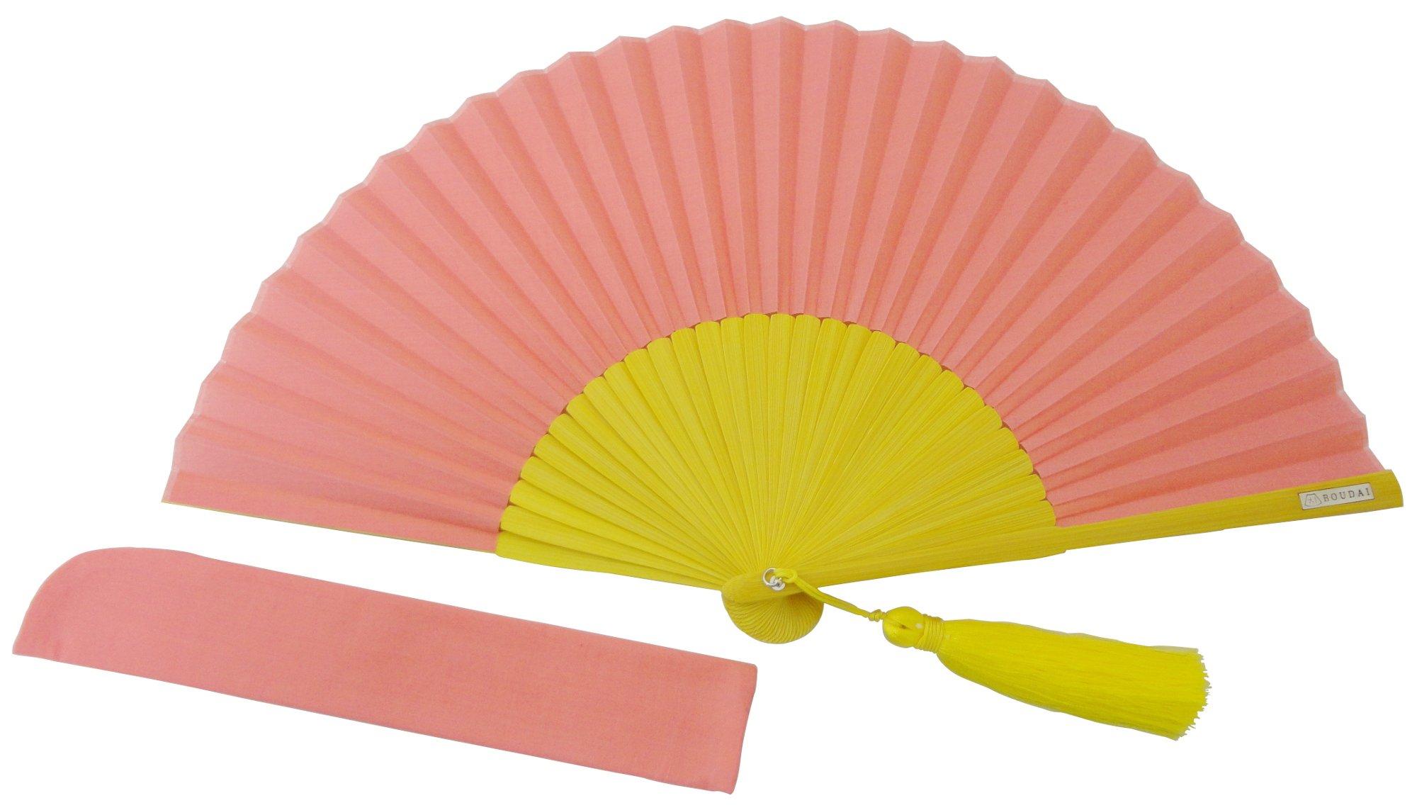 

BOUDAI Модный веер byCOLOR Розовый x Желтый Двухцветный
