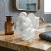 3D Printed Bathroom Thinker Statue Cute Desktop Small Ornament  Bathroom Decor