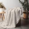 Boho Printed Blanket Geometric Pattern Throw Blanket Lace Textured Bed Blanket Home Decor Sofa Cover Gift for Women