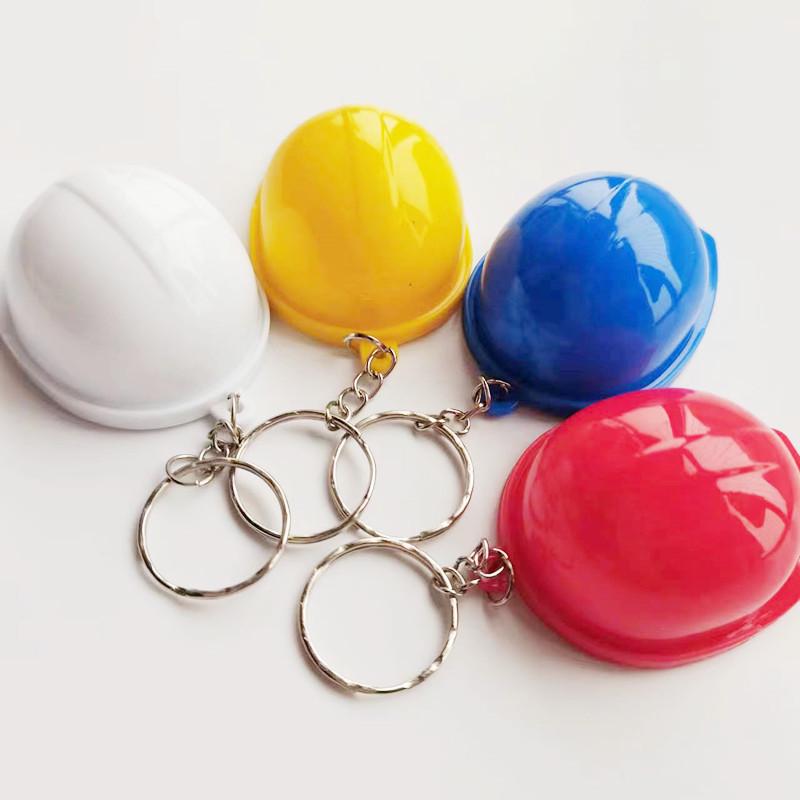 Cross-Border Bestseller: Creative Safety Helmet Bottle Opener Keychain - Practical Novelty Gift