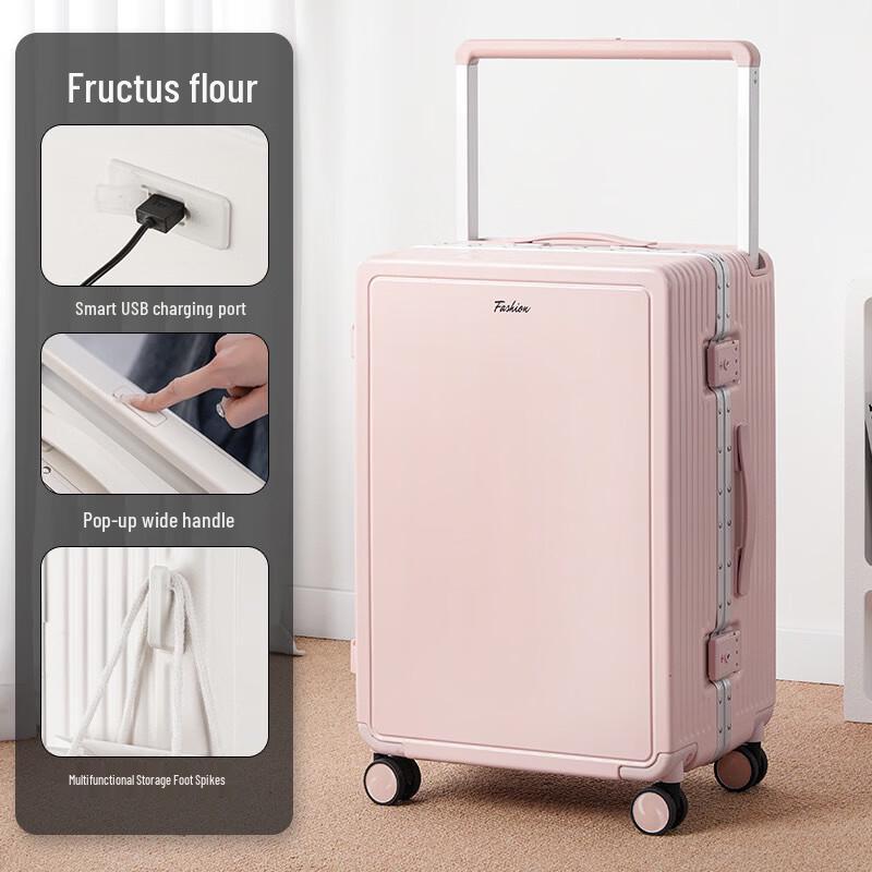 Li Shen Automatic Lift Aluminum Frame Luggage
