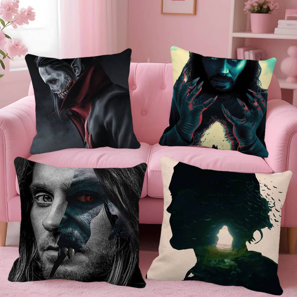 Morbius Movie Pillow Case Square Pillow Bedroom Sofa Leisure Comfort Cushion Home Decoration