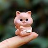 Winzige Harztiere Figur Mini Tiger Katze Hase Kuh Miniaturstatue für Puppenhaus Feengarten Terrarien Pflanzentopf Dekorationen Kuchenaufsatz Dekoration