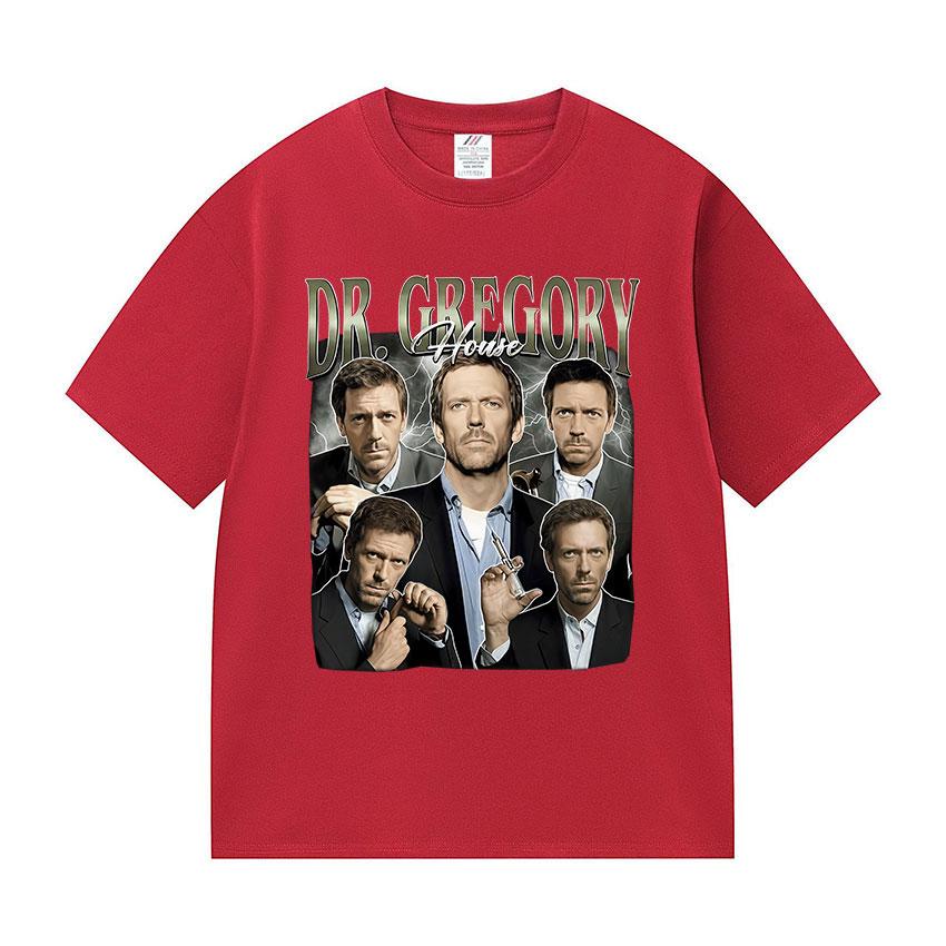 Dr Gregory House Md Vintage Graphic T Shirt Unisexs Gothic Fashion Short Sleeve Tshirts Unisex Casual 100 Cotton Tshirt Streetwear