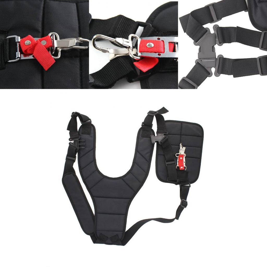 Comfortable And Adjustable Double Shoulder Strap For Brush Cutters High-quality Buckled Harness