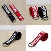 Fashionable Letter Printed Double Buckle Design Women Canvas Belt For Casual Fashion