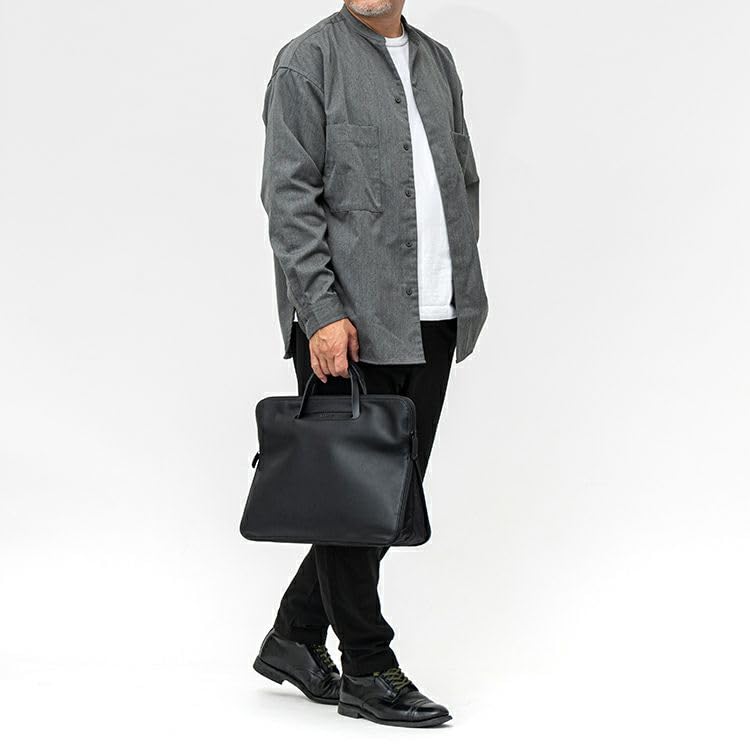 Tomoe Trion Official Baseball Glove Manufacturer's 2-Way Clutch Briefcase, Genuine Leather, Clutch Bag, Handbag, Pouch, Long Wallet, Men's Small SLIM