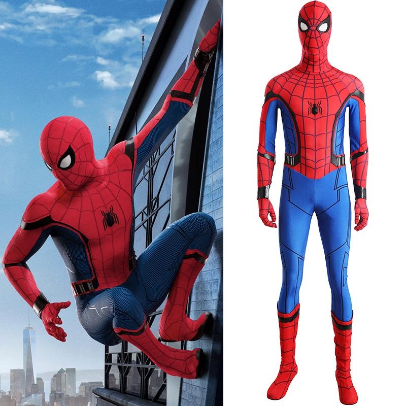 Stunning Spiderman Homecoming Cosplay Costume With Exquisite 3d Printed Design