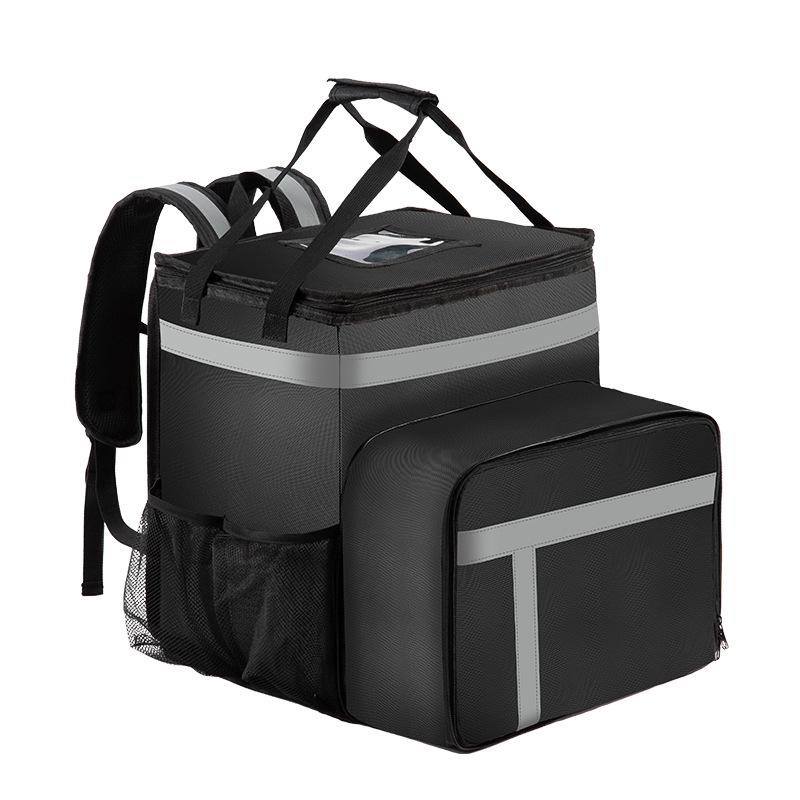 Expandable Insulated Pizza Delivery Bag with Large Capacity