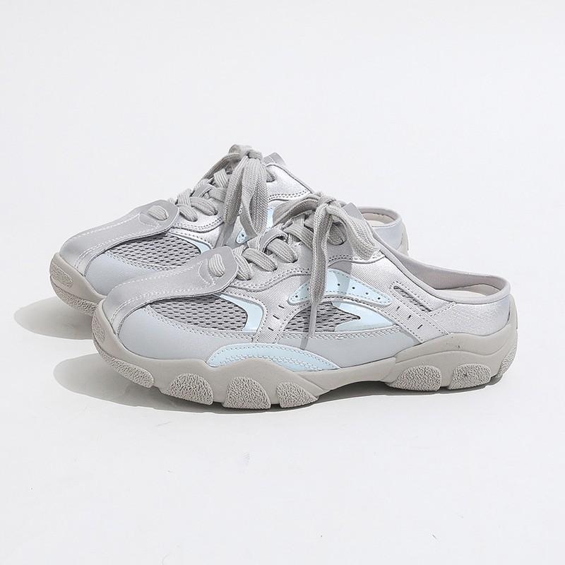 2025 new retro color matching lace-up casual shoes women's sports Forrest Gump shoes German training shoes flat slippers women's models
