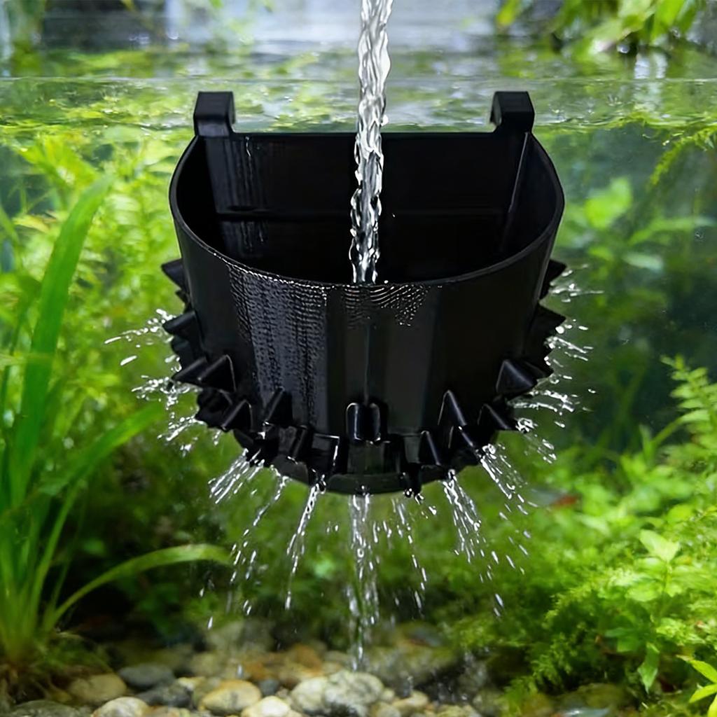 Modern Fish Tanks Water Diffuser Splitter For Even Water Distribution And Water Life Health