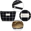 Canvas Cosmetic Bag Large Capacity Fabric Change Bag Travel Area Cosmetics Wash Storage Bag
