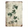 Vintage Clover Metal Sign 20x30cm Farmhouse Wall Decor