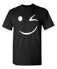 Twinkle Smiling Face Sarcastic Humor Graphic Super Soft Ring Spun Funny T Shirt