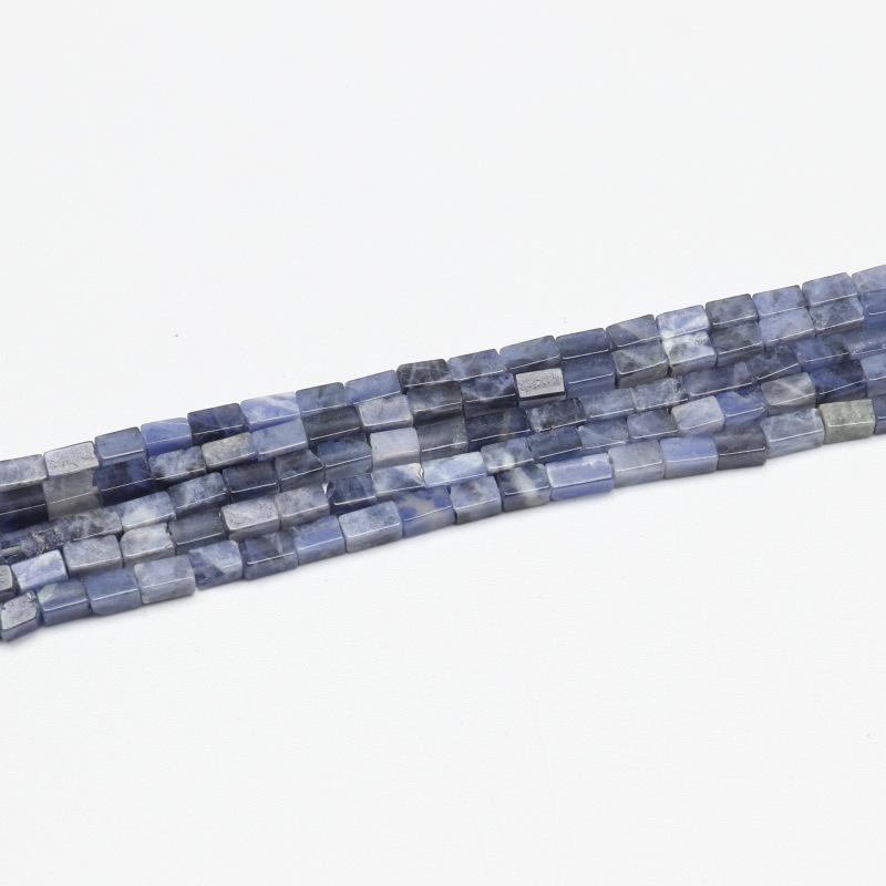High-quality 2*4mm Rectangular Pendant Necklace Natural Stone Rectangular Pendant Jewelry