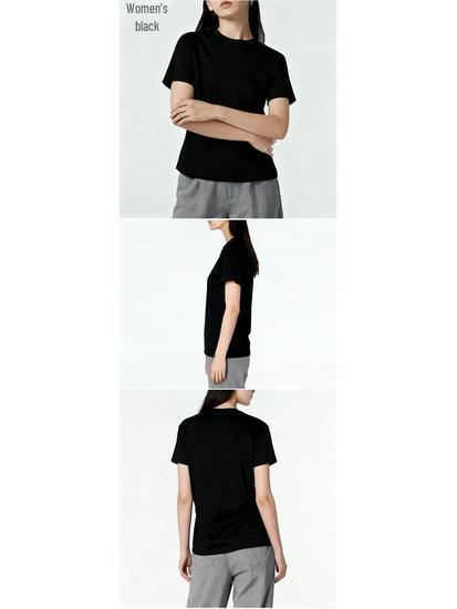 Pure Cotton Short Sleeve Unisex Summer Work & Team Shirts - Round Neck