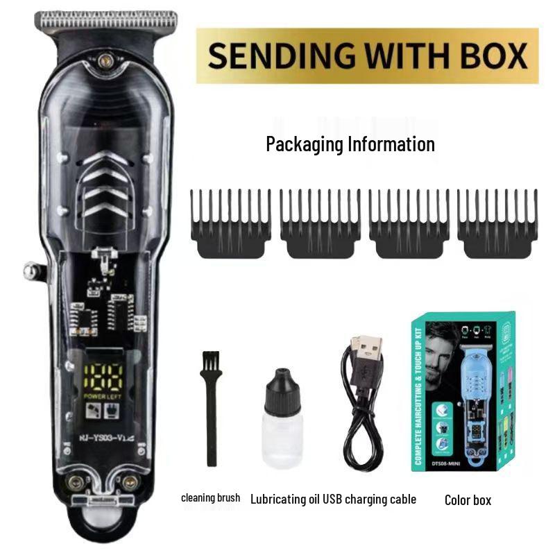 Rechargeable Electric Hair Clipper: Universal Trimmer for Family & Bald Heads