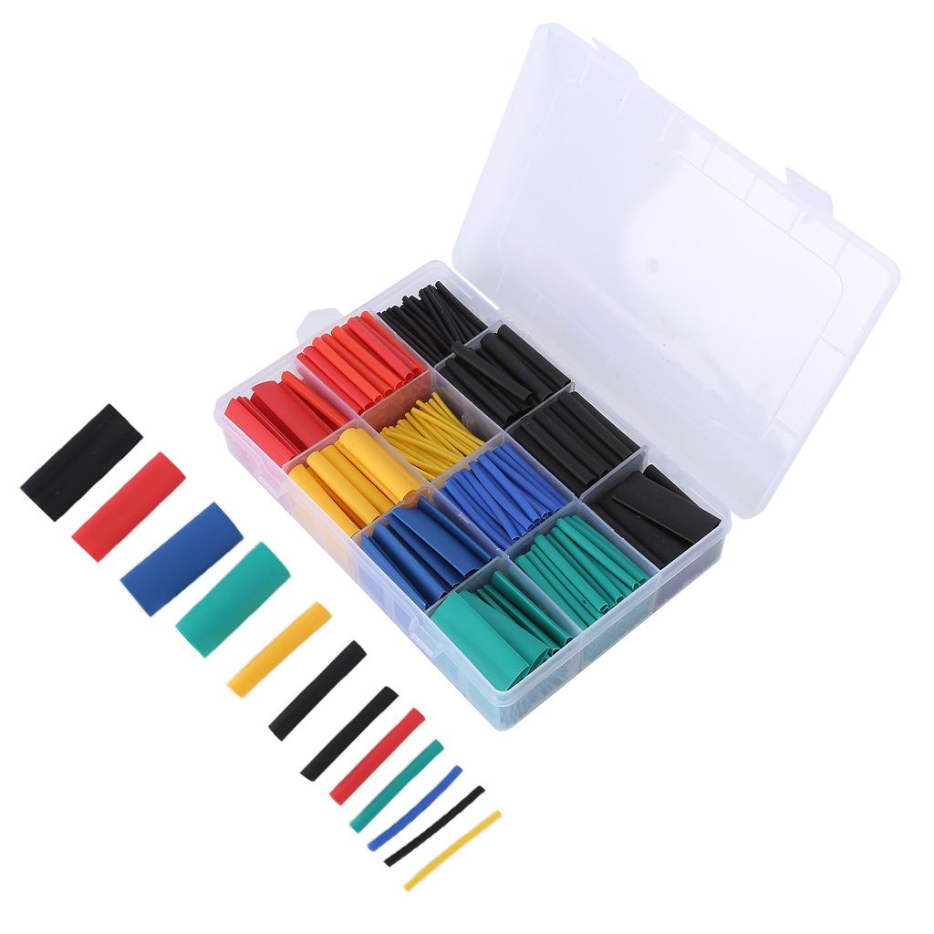 530 Stück Schrumpfschläuche, gute Abdichtung, Korrosionsbeständigkeit, elektrische Isolierung, Rohr für Lötverbindungen