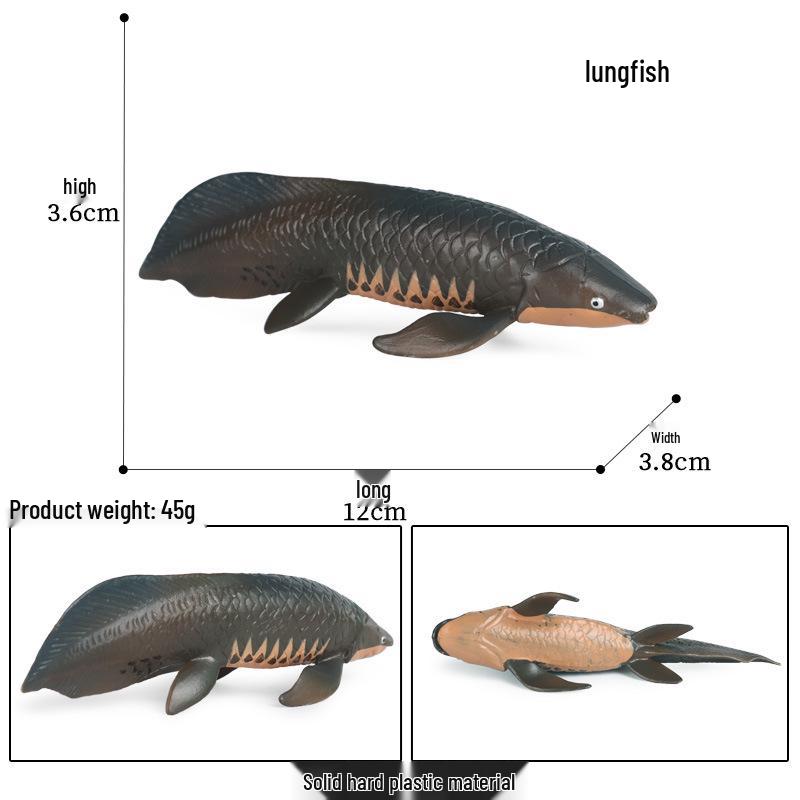 Children s Cognitive Simulation Lungfish Plastic Toy Model