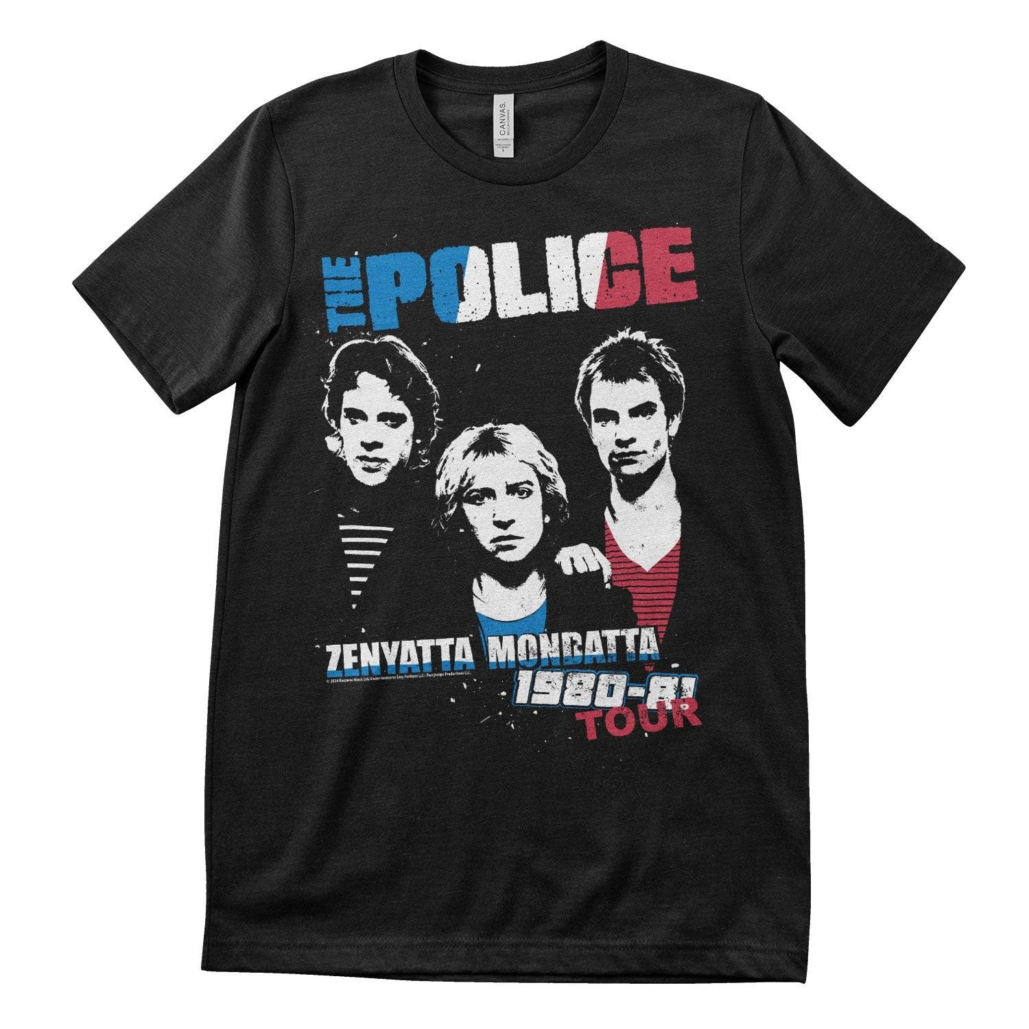 Officially Licensed The Police Zenyatta Mondatta Tour Mens T-Shirt XXL