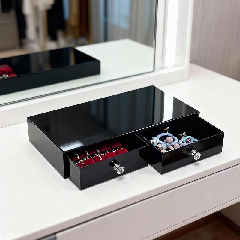 Acrylic Luxury Skincare & Cosmetics Organizer with Compartments