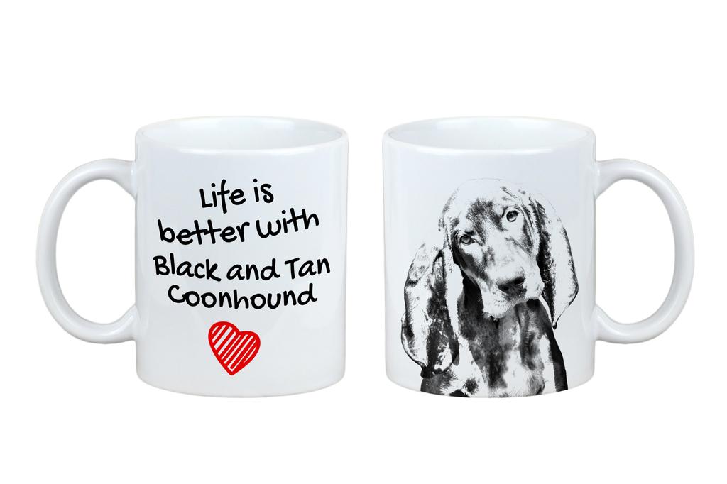 Black and Tan Coonhound – Cup with a dog, cup with a photo | Art-Dog