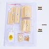 Bamboo Stick DIY Handmade House Model Kit – Creative Parent-Child Project with Disposable Chopsticks