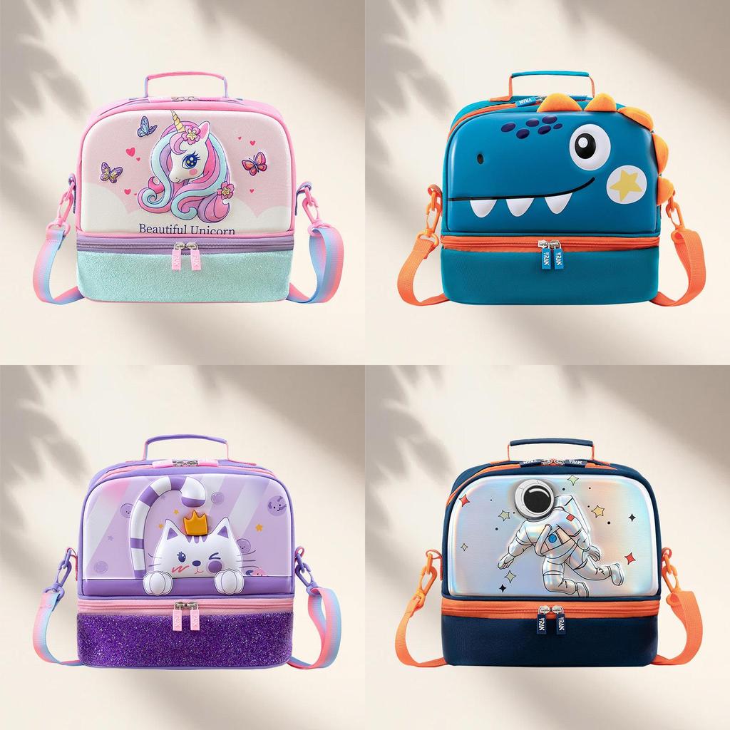 Kinder Cartoon Isoliertische Lunchtasche Eva Material Für Schulkinder Tragbarer Essensbehälter
