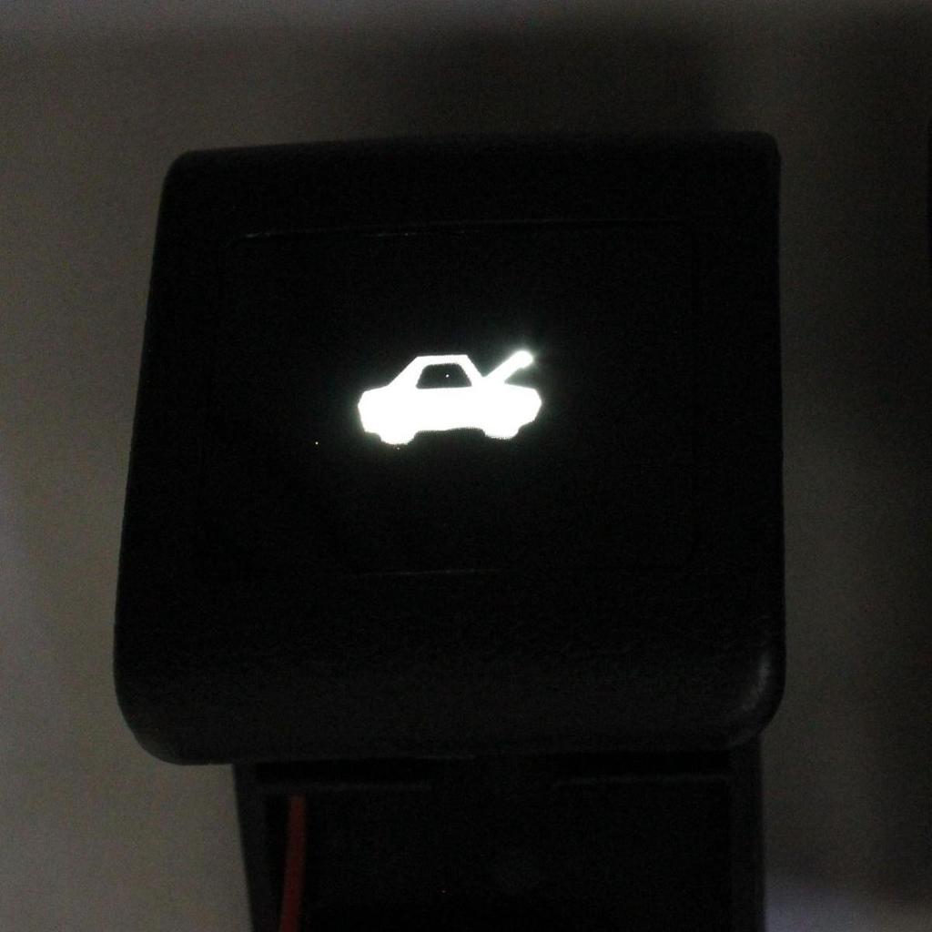 CGP Universal Lighting Hood Opener [White LED] For Toyota Cars HD-66W Hood Opening Lever Lighting Kit For Alphard/Noah/Voxy/Estima/Hiace